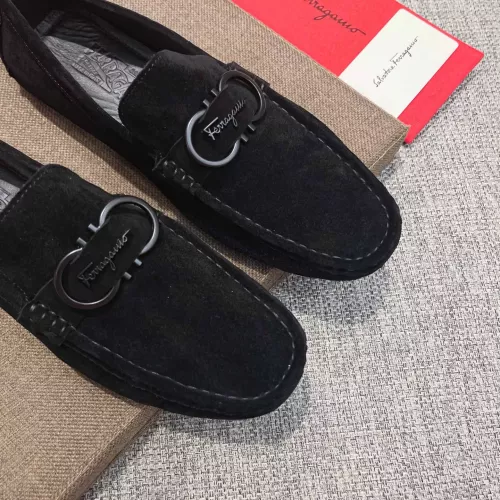 Cheap Salvatore Ferragamo Leather Shoes For Men #1362050 Replica Wholesale [$82.00 USD] [ITEM#1362050] on Replica Salvatore Ferragamo Leather Shoes