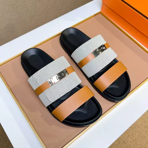 Cheap Hermes Slippers For Men #1362088 Replica Wholesale [$56.00 USD] [ITEM#1362088] on Replica Hermes Slippers