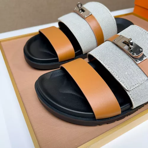 Cheap Hermes Slippers For Men #1362088 Replica Wholesale [$56.00 USD] [ITEM#1362088] on Replica Hermes Slippers