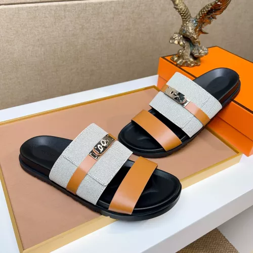 Cheap Hermes Slippers For Men #1362088 Replica Wholesale [$56.00 USD] [ITEM#1362088] on Replica Hermes Slippers