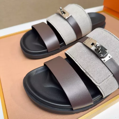 Cheap Hermes Slippers For Men #1362090 Replica Wholesale [$56.00 USD] [ITEM#1362090] on Replica Hermes Slippers