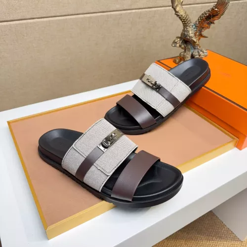 Cheap Hermes Slippers For Men #1362090 Replica Wholesale [$56.00 USD] [ITEM#1362090] on Replica Hermes Slippers