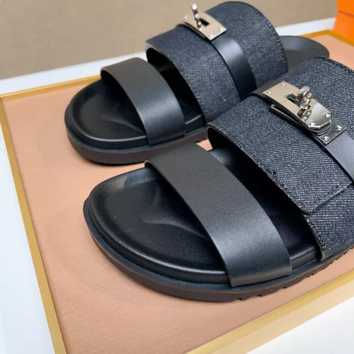 Cheap Hermes Slippers For Men #1362102 Replica Wholesale [$56.00 USD] [ITEM#1362102] on Replica Hermes Slippers