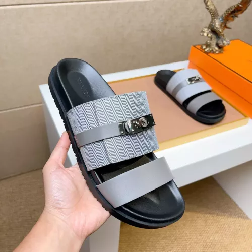 Cheap Hermes Slippers For Men #1362106 Replica Wholesale [$56.00 USD] [ITEM#1362106] on Replica Hermes Slippers