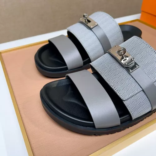 Cheap Hermes Slippers For Men #1362106 Replica Wholesale [$56.00 USD] [ITEM#1362106] on Replica Hermes Slippers