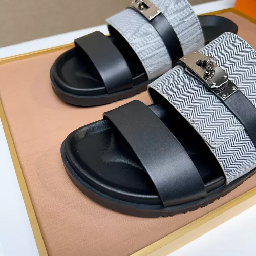 Cheap Hermes Slippers For Men #1362110 Replica Wholesale [$56.00 USD] [ITEM#1362110] on Replica Hermes Slippers