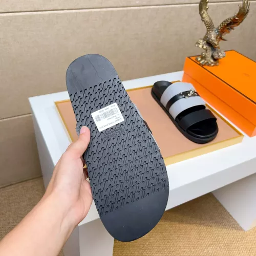 Cheap Hermes Slippers For Men #1362110 Replica Wholesale [$56.00 USD] [ITEM#1362110] on Replica Hermes Slippers