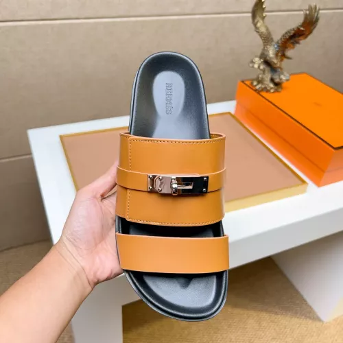 Cheap Hermes Slippers For Men #1362114 Replica Wholesale [$56.00 USD] [ITEM#1362114] on Replica Hermes Slippers