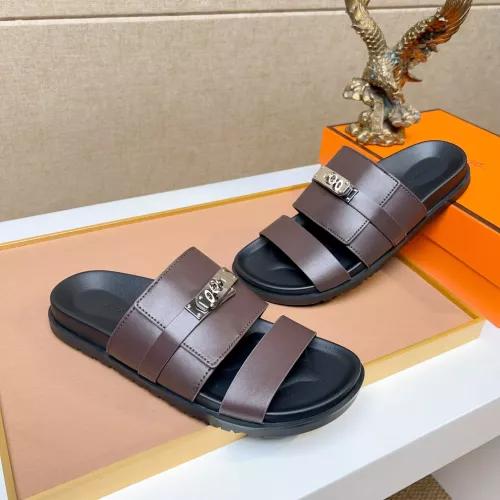 Cheap Hermes Slippers For Men #1362116 Replica Wholesale [$56.00 USD] [ITEM#1362116] on Replica Hermes Slippers
