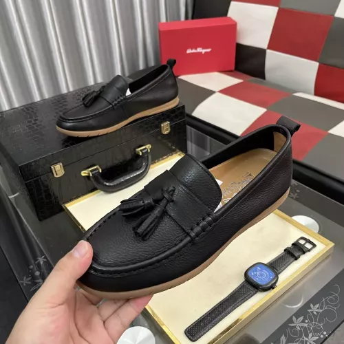 Salvatore Ferragamo Leather Shoes For Men #1362172