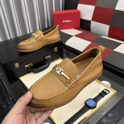 Salvatore Ferragamo Leather Shoes For Men #1362174