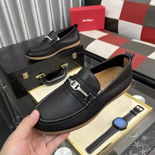 Salvatore Ferragamo Leather Shoes For Men #1362175