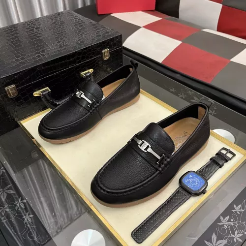 Cheap Salvatore Ferragamo Leather Shoes For Men #1362175 Replica Wholesale [$92.00 USD] [ITEM#1362175] on Replica Salvatore Ferragamo Leather Shoes