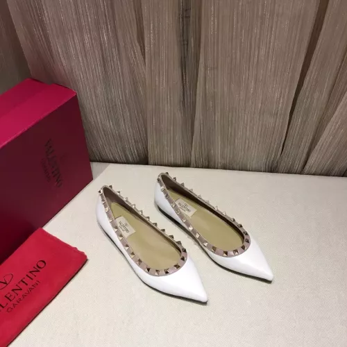 Cheap Valentino Flat Shoes For Women #1362289 Replica Wholesale [$92.00 USD] [ITEM#1362289] on Replica Valentino Flat Shoes
