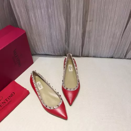 Cheap Valentino Flat Shoes For Women #1362295 Replica Wholesale [$92.00 USD] [ITEM#1362295] on Replica Valentino Flat Shoes