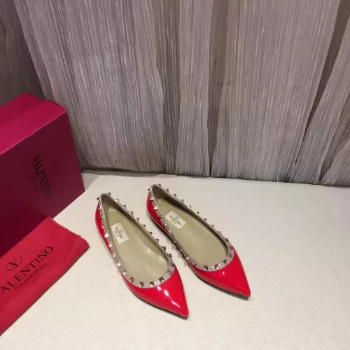 Cheap Valentino Flat Shoes For Women #1362306 Replica Wholesale [$92.00 USD] [ITEM#1362306] on Replica Valentino Flat Shoes