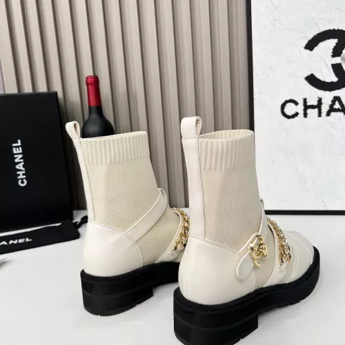 Cheap Chanel Boots For Women #1362558 Replica Wholesale [$122.00 USD] [ITEM#1362558] on Replica Chanel Boots