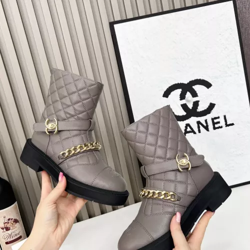 Cheap Chanel Boots For Women #1362563 Replica Wholesale [$122.00 USD] [ITEM#1362563] on Replica Chanel Boots