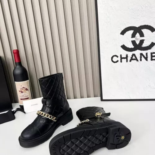 Cheap Chanel Boots For Women #1362564 Replica Wholesale [$122.00 USD] [ITEM#1362564] on Replica Chanel Boots