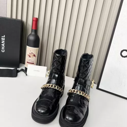 Cheap Chanel Boots For Women #1362565 Replica Wholesale [$122.00 USD] [ITEM#1362565] on Replica Chanel Boots