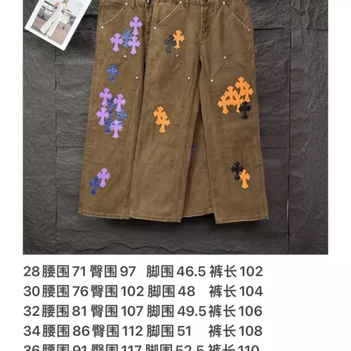 Cheap Chrome Hearts Jeans For Unisex #1362726 Replica Wholesale [$64.00 USD] [ITEM#1362726] on Replica Chrome Hearts Jeans