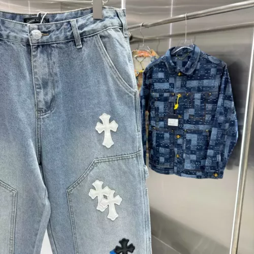 Cheap Chrome Hearts Jeans For Unisex #1362741 Replica Wholesale [$68.00 USD] [ITEM#1362741] on Replica Chrome Hearts Jeans