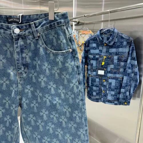 Cheap Chrome Hearts Jeans For Unisex #1362743 Replica Wholesale [$68.00 USD] [ITEM#1362743] on Replica Chrome Hearts Jeans