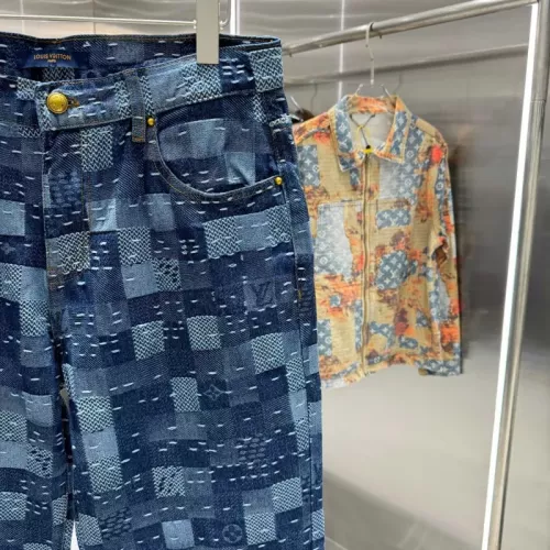 Cheap Louis Vuitton LV Jeans For Unisex #1362774 Replica Wholesale [$52.00 USD] [ITEM#1362774] on Replica Louis Vuitton LV Jeans