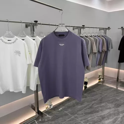 Cheap Prada T-Shirts Short Sleeved For Unisex #1362785 Replica Wholesale [$40.00 USD] [ITEM#1362785] on Replica Prada T-Shirts