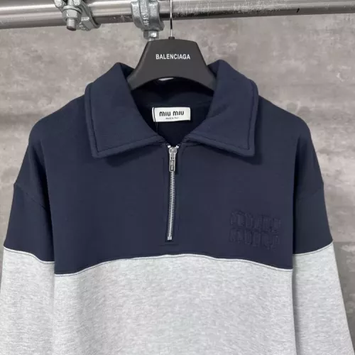 Cheap MIU MIU Hoodies Long Sleeved For Unisex #1362817 Replica Wholesale [$72.00 USD] [ITEM#1362817] on Replica MIU MIU Hoodies
