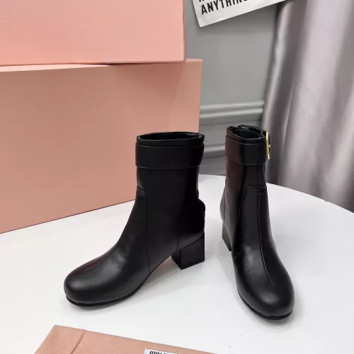 Cheap MIU MIU Boots For Women #1362888 Replica Wholesale [$100.00 USD] [ITEM#1362888] on Replica MIU MIU Boots