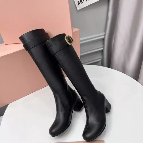 Cheap MIU MIU Boots For Women #1362889 Replica Wholesale [$135.00 USD] [ITEM#1362889] on Replica MIU MIU Boots