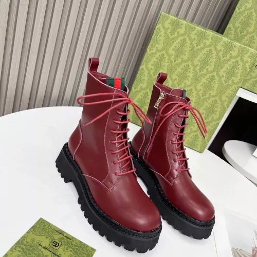 Cheap Gucci Boots For Women #1362890 Replica Wholesale [$108.00 USD] [ITEM#1362890] on Replica Gucci Boots