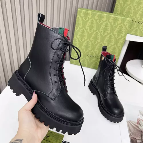 Cheap Gucci Boots For Women #1362891 Replica Wholesale [$108.00 USD] [ITEM#1362891] on Replica Gucci Boots