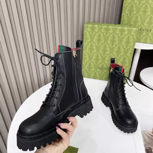 Cheap Gucci Boots For Women #1362891 Replica Wholesale [$108.00 USD] [ITEM#1362891] on Replica Gucci Boots