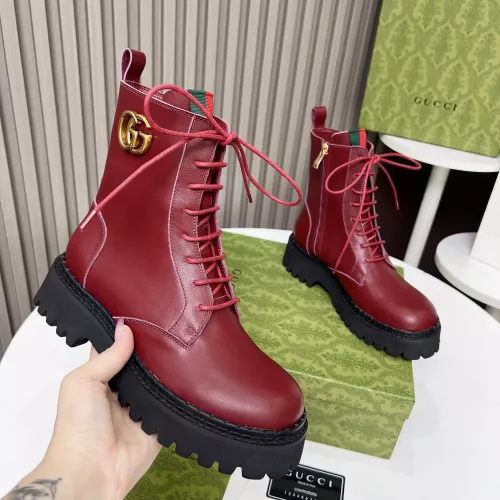 Cheap Gucci Boots For Women #1362893 Replica Wholesale [$108.00 USD] [ITEM#1362893] on Replica Gucci Boots