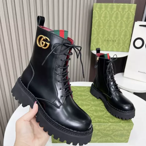 Cheap Gucci Boots For Women #1362895 Replica Wholesale [$108.00 USD] [ITEM#1362895] on Replica Gucci Boots