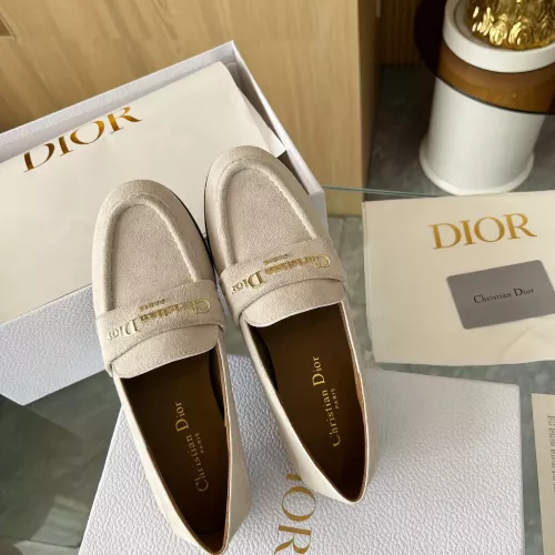 Cheap Christian Dior Leather Shoes For Women #1362906 Replica Wholesale [$102.00 USD] [ITEM#1362906] on Replica Christian Dior Leather Shoes
