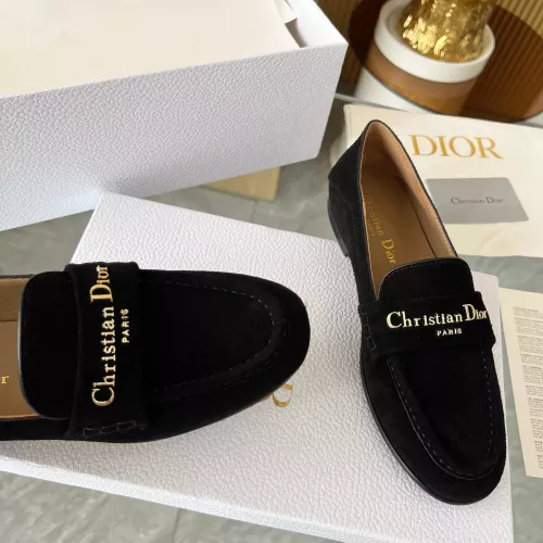 Cheap Christian Dior Leather Shoes For Women #1362908 Replica Wholesale [$102.00 USD] [ITEM#1362908] on Replica Christian Dior Leather Shoes
