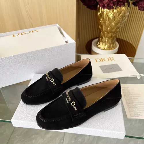 Cheap Christian Dior Leather Shoes For Women #1362908 Replica Wholesale [$102.00 USD] [ITEM#1362908] on Replica Christian Dior Leather Shoes