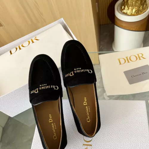 Cheap Christian Dior Leather Shoes For Women #1362908 Replica Wholesale [$102.00 USD] [ITEM#1362908] on Replica Christian Dior Leather Shoes