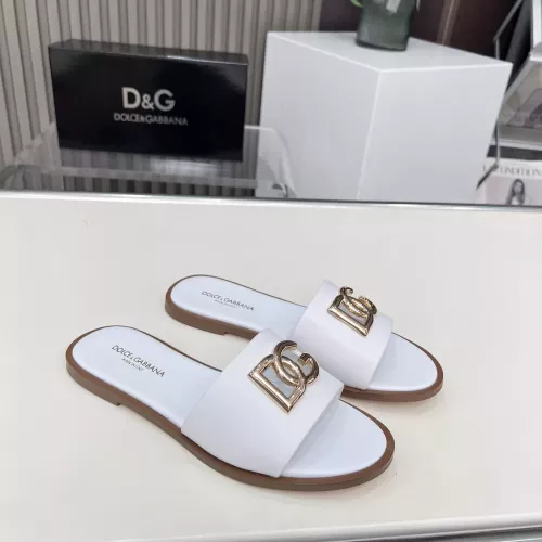 Cheap Dolce &amp; Gabbana D&amp;G Slippers For Women #1362909 Replica Wholesale [$85.00 USD] [ITEM#1362909] on Replica Dolce &amp; Gabbana D&amp;G Slippers