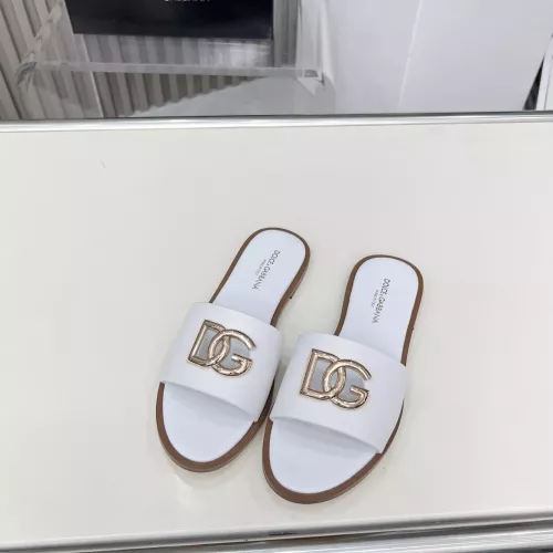 Cheap Dolce &amp; Gabbana D&amp;G Slippers For Women #1362909 Replica Wholesale [$85.00 USD] [ITEM#1362909] on Replica Dolce &amp; Gabbana D&amp;G Slippers