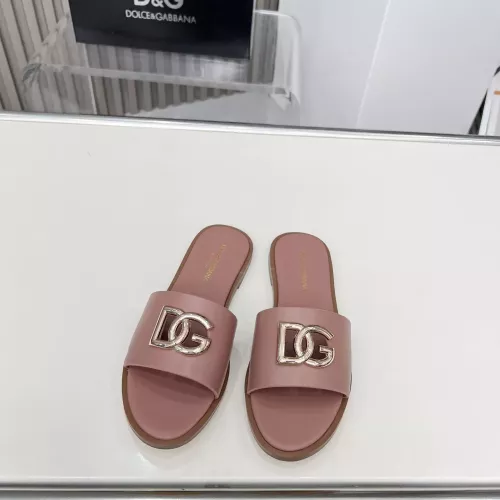 Cheap Dolce &amp; Gabbana D&amp;G Slippers For Women #1362910 Replica Wholesale [$85.00 USD] [ITEM#1362910] on Replica Dolce &amp; Gabbana D&amp;G Slippers