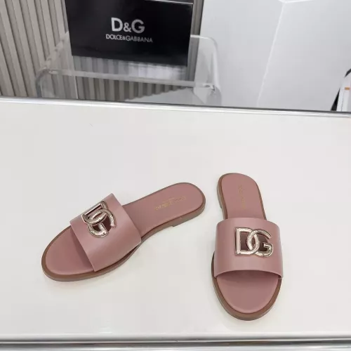 Cheap Dolce &amp; Gabbana D&amp;G Slippers For Women #1362910 Replica Wholesale [$85.00 USD] [ITEM#1362910] on Replica Dolce &amp; Gabbana D&amp;G Slippers