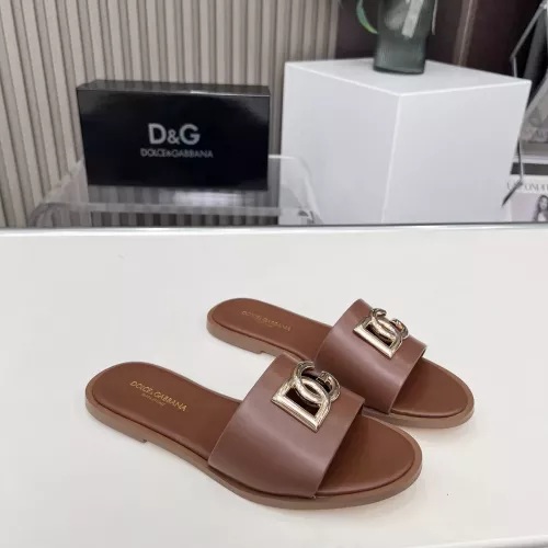 Cheap Dolce &amp; Gabbana D&amp;G Slippers For Women #1362912 Replica Wholesale [$85.00 USD] [ITEM#1362912] on Replica Dolce &amp; Gabbana D&amp;G Slippers