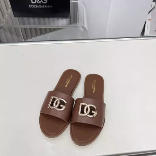 Cheap Dolce &amp; Gabbana D&amp;G Slippers For Women #1362912 Replica Wholesale [$85.00 USD] [ITEM#1362912] on Replica Dolce &amp; Gabbana D&amp;G Slippers