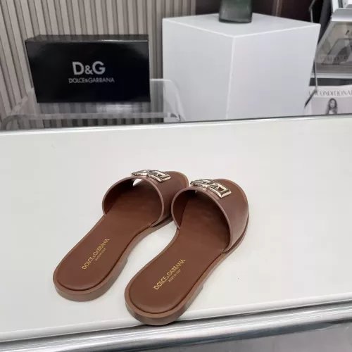 Cheap Dolce &amp; Gabbana D&amp;G Slippers For Women #1362912 Replica Wholesale [$85.00 USD] [ITEM#1362912] on Replica Dolce &amp; Gabbana D&amp;G Slippers