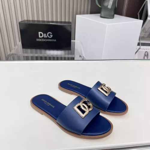 Cheap Dolce &amp; Gabbana D&amp;G Slippers For Women #1362913 Replica Wholesale [$85.00 USD] [ITEM#1362913] on Replica Dolce &amp; Gabbana D&amp;G Slippers