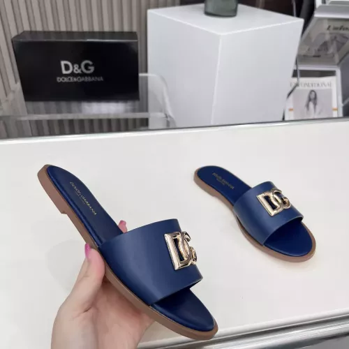 Cheap Dolce &amp; Gabbana D&amp;G Slippers For Women #1362913 Replica Wholesale [$85.00 USD] [ITEM#1362913] on Replica Dolce &amp; Gabbana D&amp;G Slippers